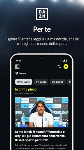 DAZN - Diretta Calcio e Sport screenshot