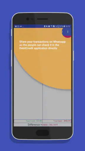 Debit Credit screenshot