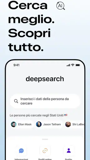 Deepsearch AI Search Assistant screenshot