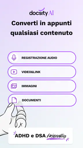 Docsity AI: appunti smart screenshot