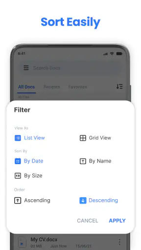 Documento Word Office App screenshot