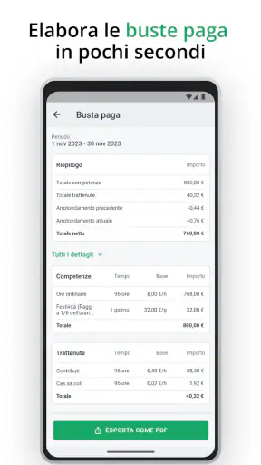 DoEmploy: Busta paga domestico screenshot