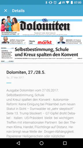 Dolomiten • Zett screenshot