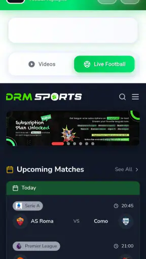 DRM Sport - Live Scores screenshot