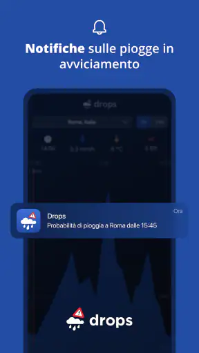 Drops: Allerta meteo e pioggia screenshot