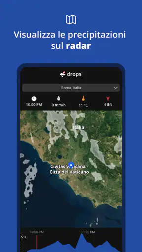 Drops: Allerta meteo e pioggia screenshot
