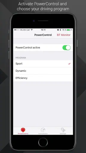 DTE PowerControl screenshot