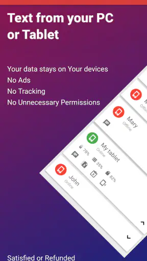 EasyJoin: SMS from PC & Sync screenshot