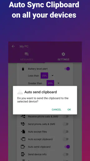 EasyJoin: SMS from PC & Sync screenshot