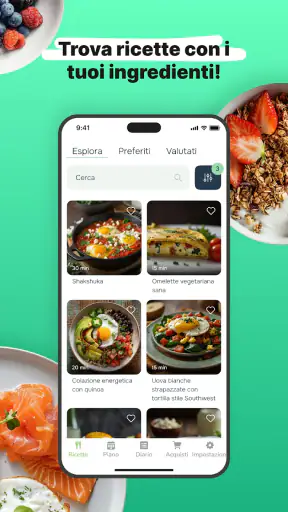Eatr・AI Piano pasti & Dieta screenshot