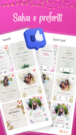 Elegante Invito Carta Creatore screenshot