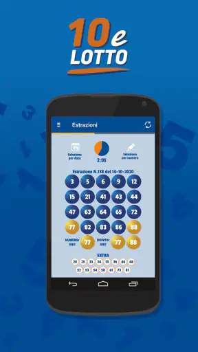 Estrazioni del 10 e lotto screenshot