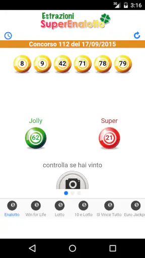 Estrazioni Lotto screenshot