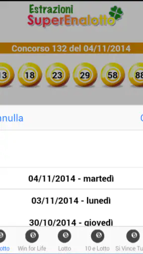 Estrazioni Lotto screenshot