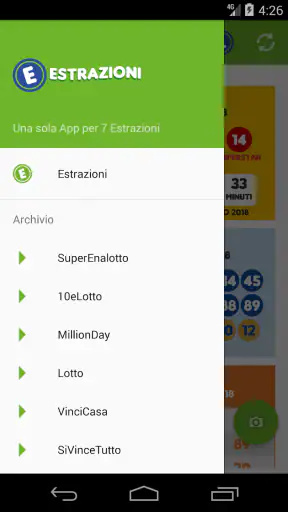 Estrazioni Lotto SuperEnalotto screenshot