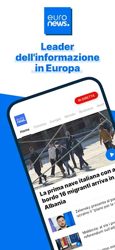 Euronews: Notizie europee 24/7 screenshot