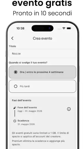 EventPics – Foto con codice QR screenshot