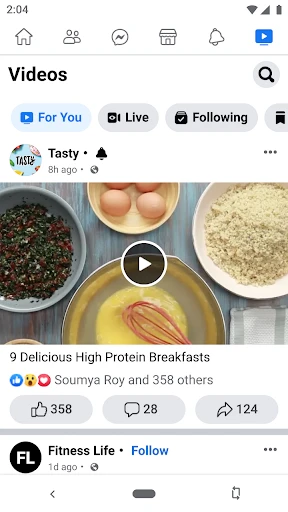 Facebook Lite screenshot