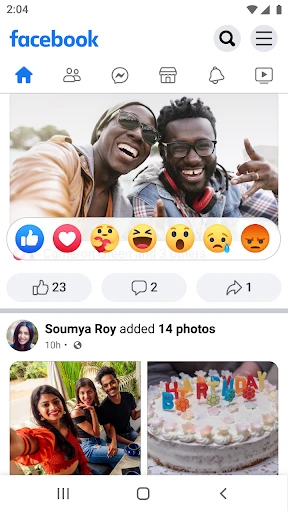 Facebook Lite screenshot