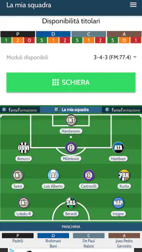 FantaFormazione screenshot