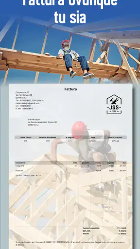 Fattura e preventivo screenshot