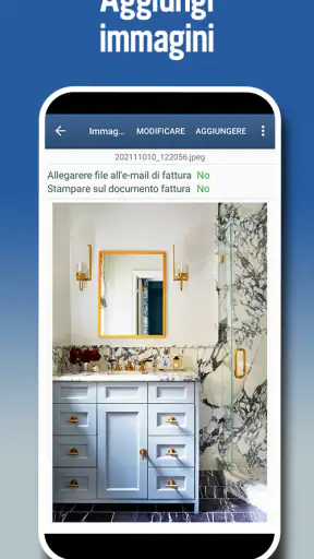Fattura e preventivo screenshot