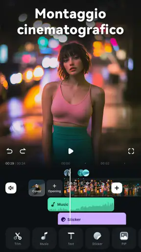 Filmora AI-Generatore video AI screenshot