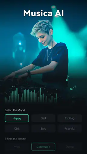 Filmora AI-Generatore video AI screenshot