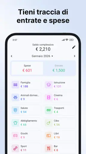 Finadyx: Spese e Budget screenshot