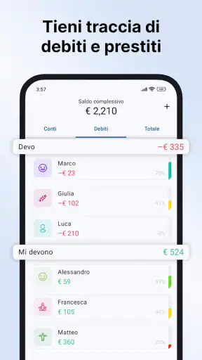 Finadyx: Spese e Budget screenshot