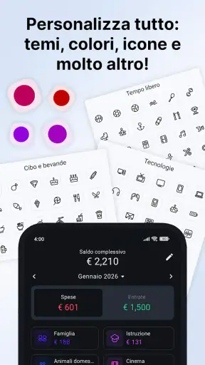 Finadyx: Spese e Budget screenshot