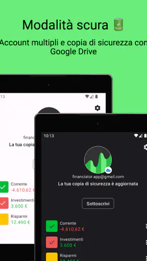 Financiator gestione di spese screenshot