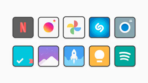Flat Square - Icon Pack screenshot
