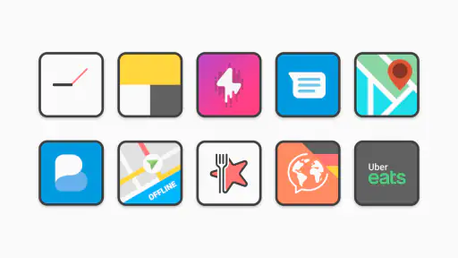 Flat Square - Icon Pack screenshot