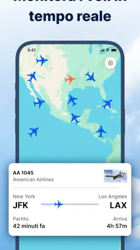 Flightsky: Radar Aerei 3D screenshot