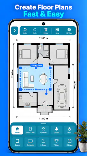 Floor Plan Creator: Home DecAi screenshot
