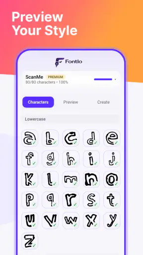 Fontlo screenshot