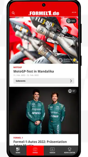 Formel1.de screenshot