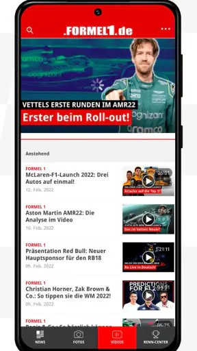 Formel1.de screenshot