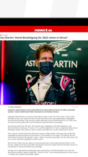 Formel1.de screenshot