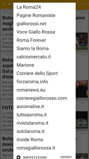 Forza Roma News screenshot