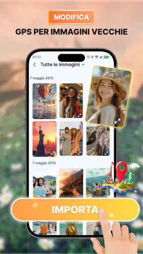 Foto GPS con Posizione screenshot