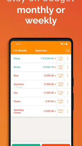 Fudget: Expense Tracker screenshot