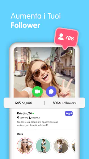 Gaze Video Chat - Trova Amici screenshot
