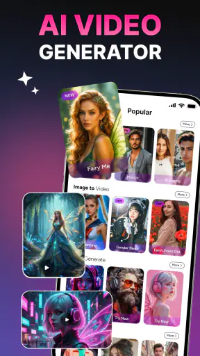 Generatore video AI screenshot