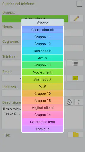 Gestione visite clienti Lt. screenshot