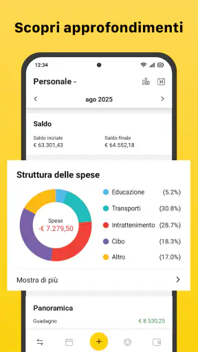 Gestore di denaro screenshot