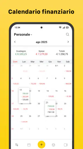 Gestore di denaro screenshot