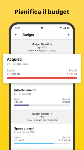 Gestore di denaro screenshot