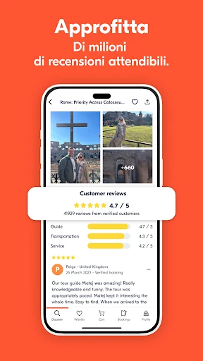 GetYourGuide: Tour e Biglietti screenshot
